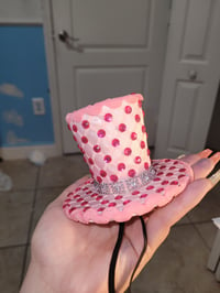 Image 5 of Pink Rhinestone top hat 🎩 