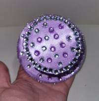 Image 2 of Purple Rhinestone top hat 💜 