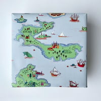 Image 1 of Treasure Map Wrapping paper
