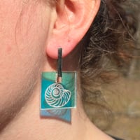 Image 3 of Shell Prism Earrings