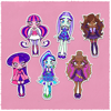 MONSTER HIGH Vinyl Stickers