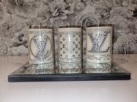 Image 1 of LV diamond candle set