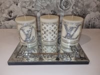 Image 2 of LV diamond candle set