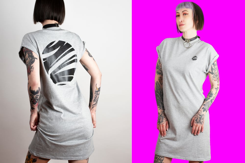 Image of Black / Grey Dress - designed by Jota