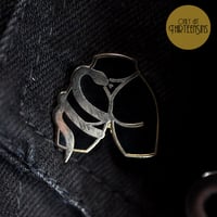 Image 2 of BodiesandBotanics Colab Premium Enamel Pin and Print (ThirteenSins Original)