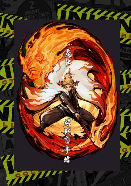 Image of Rengoku Kyojuro - Demon Slayer / Mujumonster 