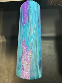 30oz blue purple glitter dirty pour