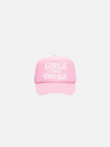 GIRLS ARE DRUGS® TRUCKERS - SOFT PINK / WHTIE