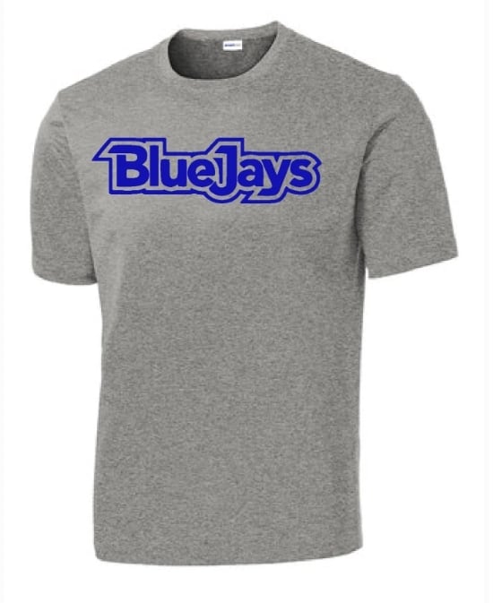 Image of Blue Jays large logo on Cotton