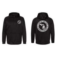 Land Of The Free Michigan Skull® Hoodie