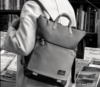 Image 2 of Mochila Book Holder impermeable bolsillo a cuadros de Daniel Chong