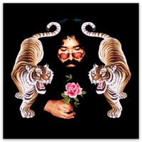 Tiger Rose Sticker