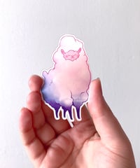 Image 2 of Holo Cloudpaca sticker