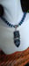 Image of SODALITE AND BLUE TOPAZ PENDANT NECKLACE