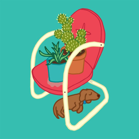 Image of Patio Chair Sticker