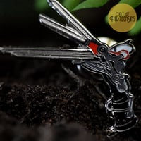 Image 3 of Scissorhands Premium Enamel Pin: ThirteenSins Original 