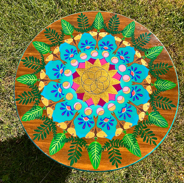 Image of Circle of life Mandala table