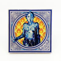 Image 1 of AZULEJO - METROPOLIS - "Fait main"