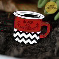 Image 3 of Youresocool Colab Premium Enamel Pin and Print "Twin Peaks" (ThirteenSins Original)