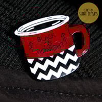 Image 4 of Youresocool Colab Premium Enamel Pin and Print "Twin Peaks" (ThirteenSins Original)