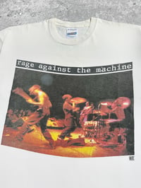 Image 5 of *Rare* Rage Against The Machine 1993 ‘Anger Is A Gift’ White T-Shirt