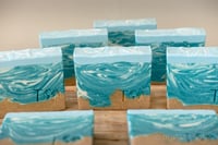 Image 1 of Ocean Beach Summer Vegan Soap Bar, Sea Shore Sand Water Bar Soap | Scent: Ocean Breeze