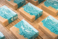 Image 3 of Ocean Beach Summer Vegan Soap Bar, Sea Shore Sand Water Bar Soap | Scent: Ocean Breeze