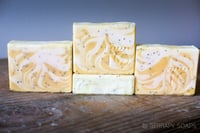 Image 1 of Lemon Poppy Seed Soap Bar w/ exfoliation | Scent: Lemongrass