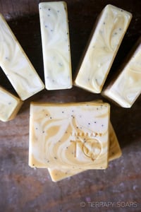 Image 3 of Lemon Poppy Seed Soap Bar w/ exfoliation | Scent: Lemongrass