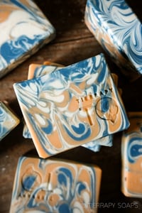 Image 2 of UVA University College Soaps Orange Blue White | Scent: Cucumber + Green Tea