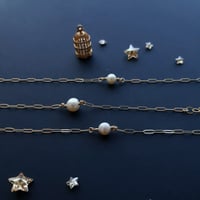 Image 4 of Pearl Staple Bracelet