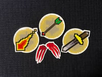 Protect Prayers + D Claws Sticker 4 Pack