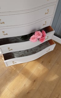 Image 5 of Olympus Five Drawer Chest in light grey.