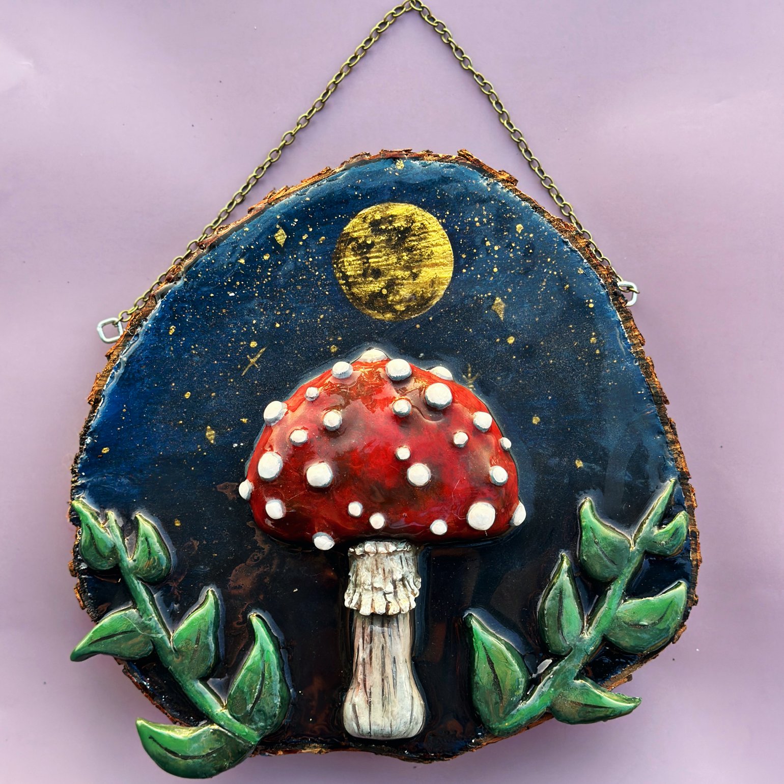 Image of MAKE•TO•ORDER resin mushroom stump