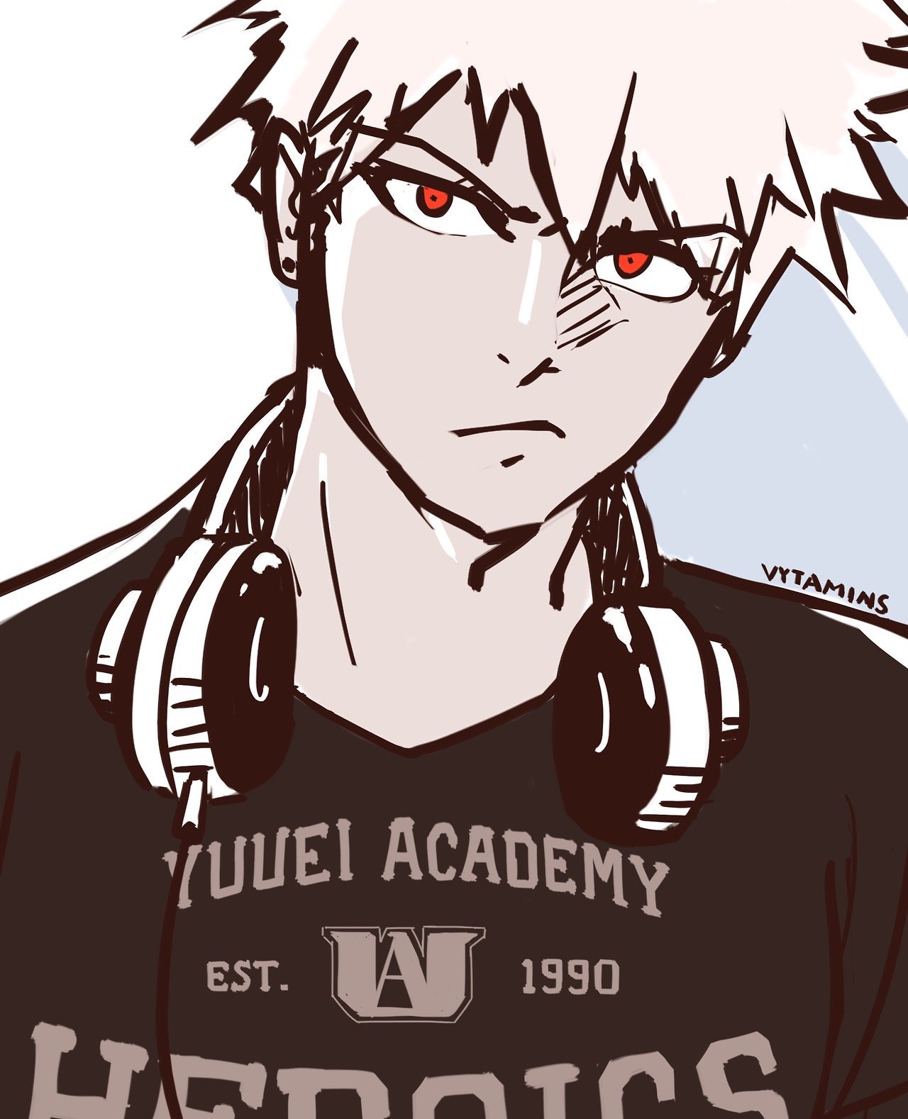 UA Varsity Bakugo Print 