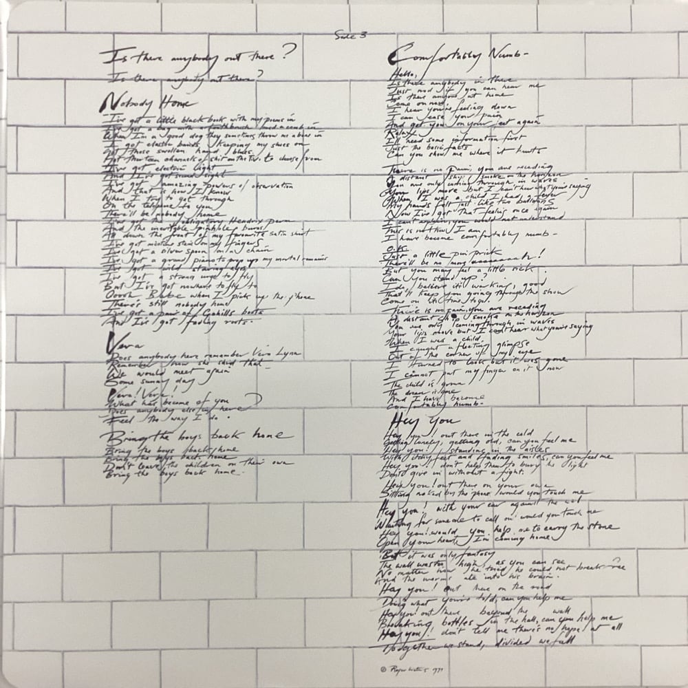 Pink Floyd - The Wall 