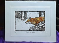 Image of Should Not Roam - Linocut