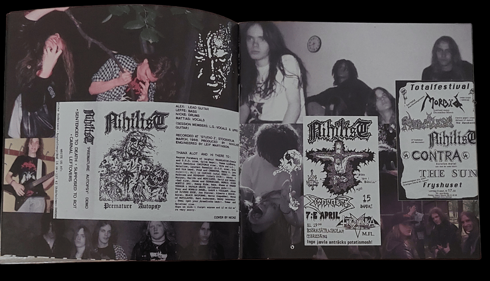 NIHILIST (PRE- ENTOMBED) - CARNAL LEFTOVERS CD