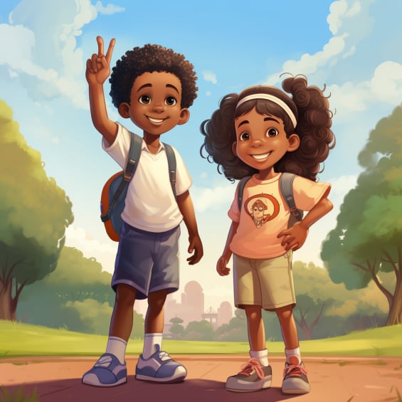 Image of Hayden and Harpers Colorful Adventures