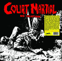 COURT MARTIAL - " No Solution: Singles & Demos 1981/1982" Lp (ltd color vinyl)