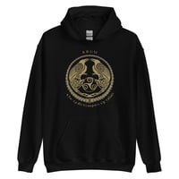 Image 1 of ABSU - THE GOLD TORQUES OF ULAID (GOLD PRINT) 1 HOODIE