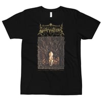 Image 1 of EQUIMANTHORN - EXALTED ARE THE SEVEN THRONE BEARERS OF NINNKIGAL (GOLD & BROWN PRINT)