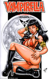 VAMPIRELLA Leggy Moon Sketch Cover - Original Art