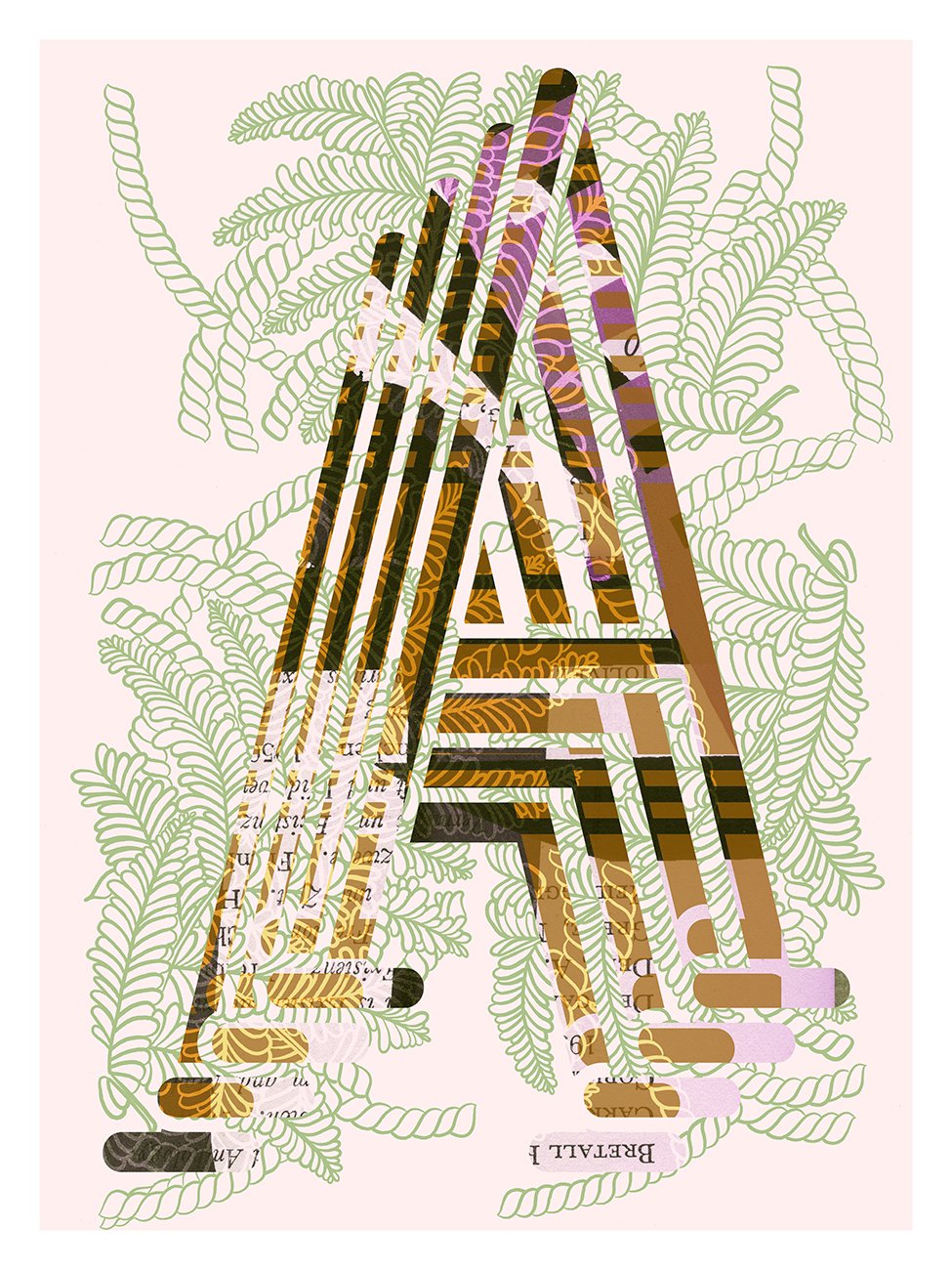 LETTER A – WHITE > 12 x 18 high-end print – numbered and signed – 3 sizes available 