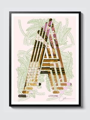 LETTER A – WHITE > 12 x 18 high-end print – numbered and signed – 3 sizes available 