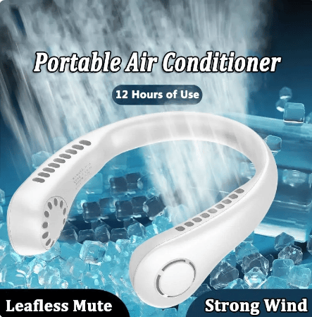 Neck portable air conditioner