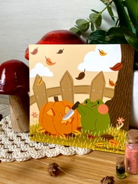 Image 2 of Pumpkin Carving Square Print