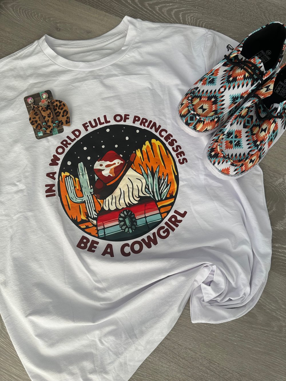 Image of cowgirl princess tshirt 