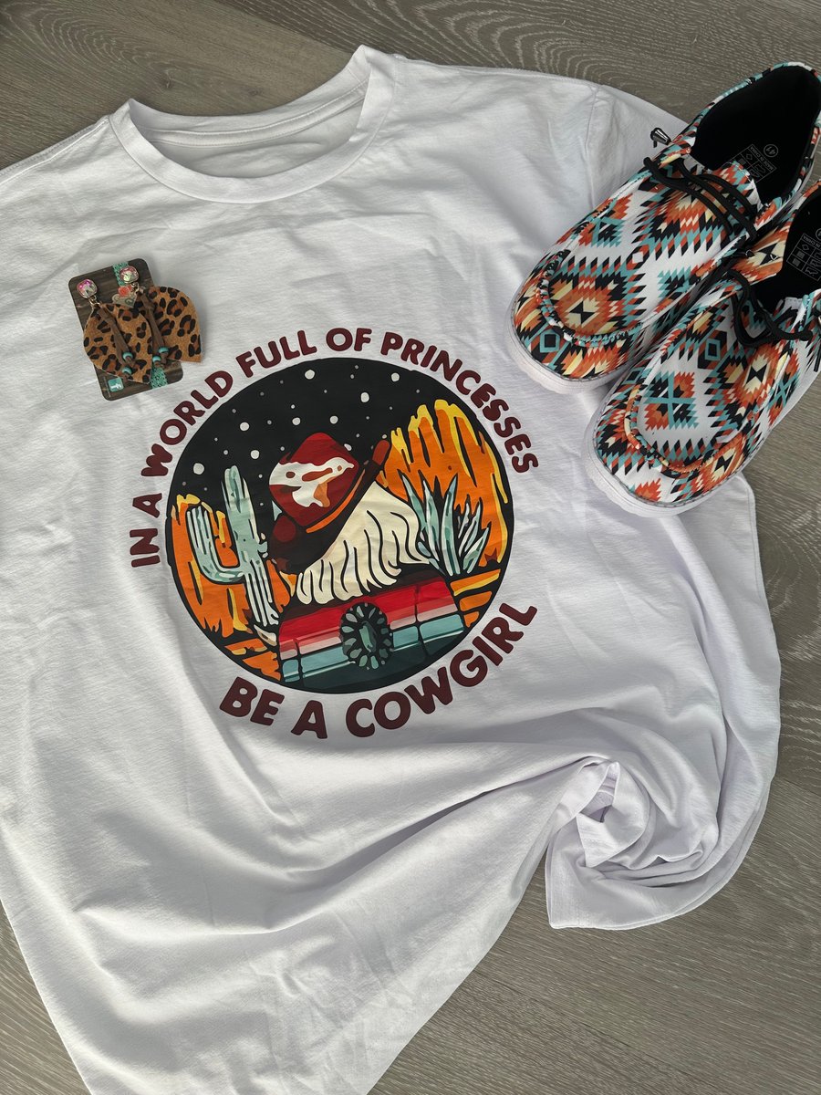 Image of cowgirl princess tshirt 