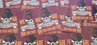 Image 1 of Pack of 25 7x7cm We are Bradford Football/Ultras Stickers.